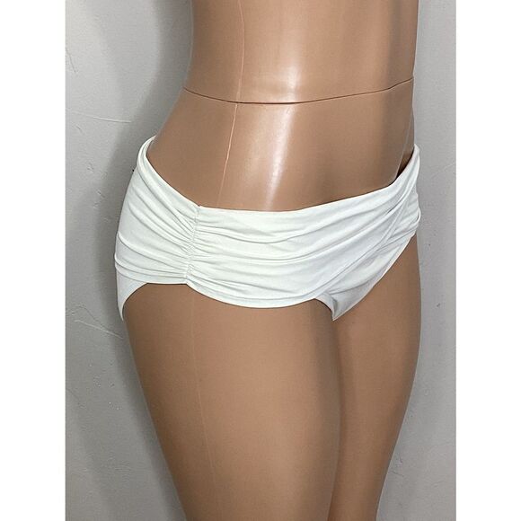 New Bleu Rod Beattie ivory spring hipster bikini bottoms. Sz 8 - Picture 6 of 9